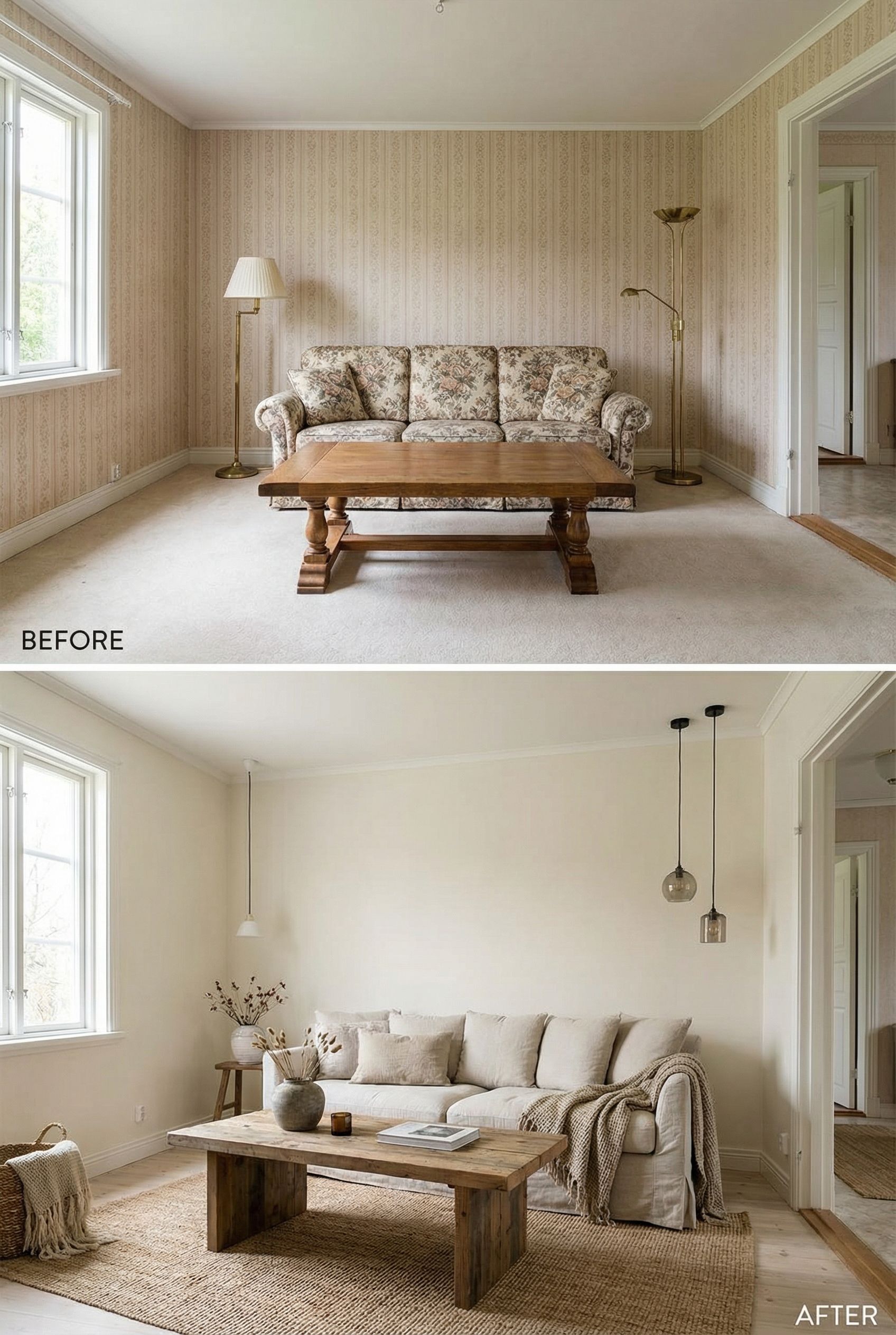 Small Living Room Made Warm and Inviting on a $3,000 Budget