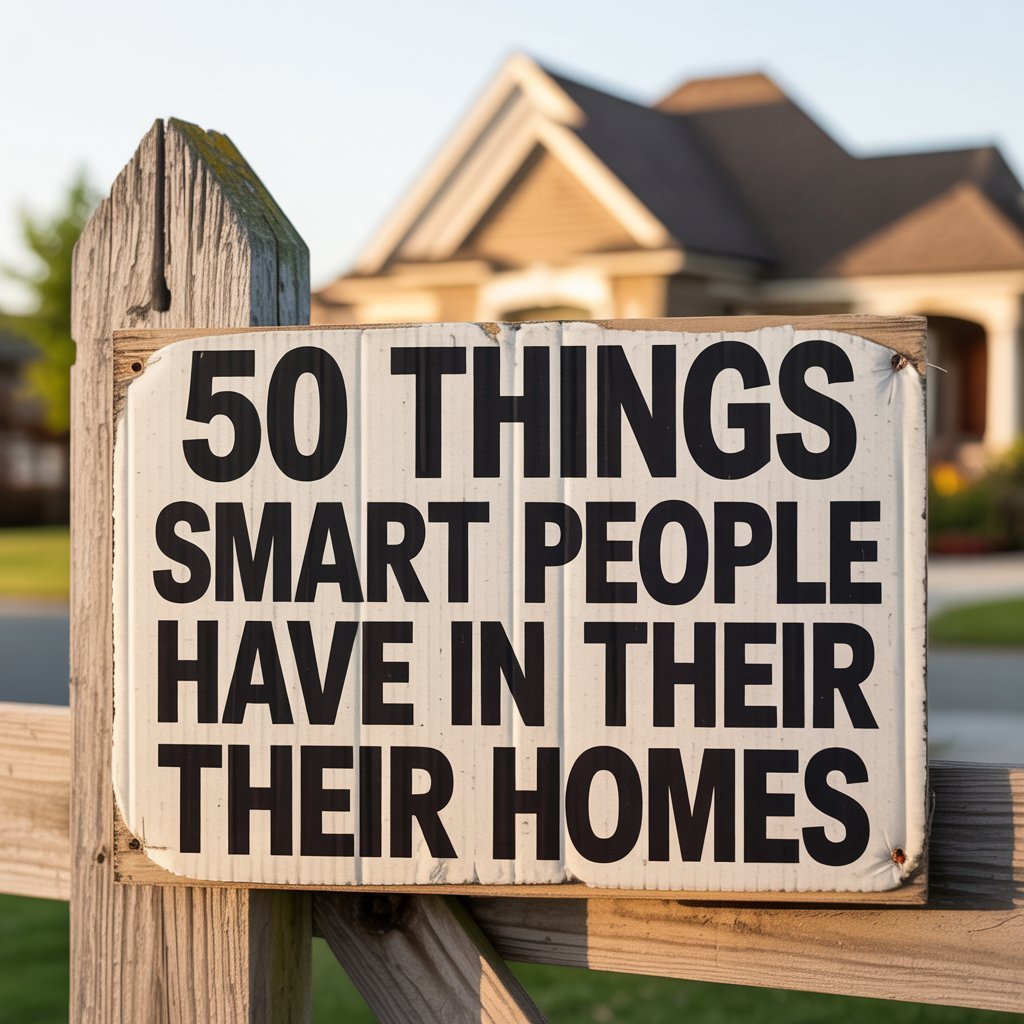 50 Things Smart People Have In Their Home