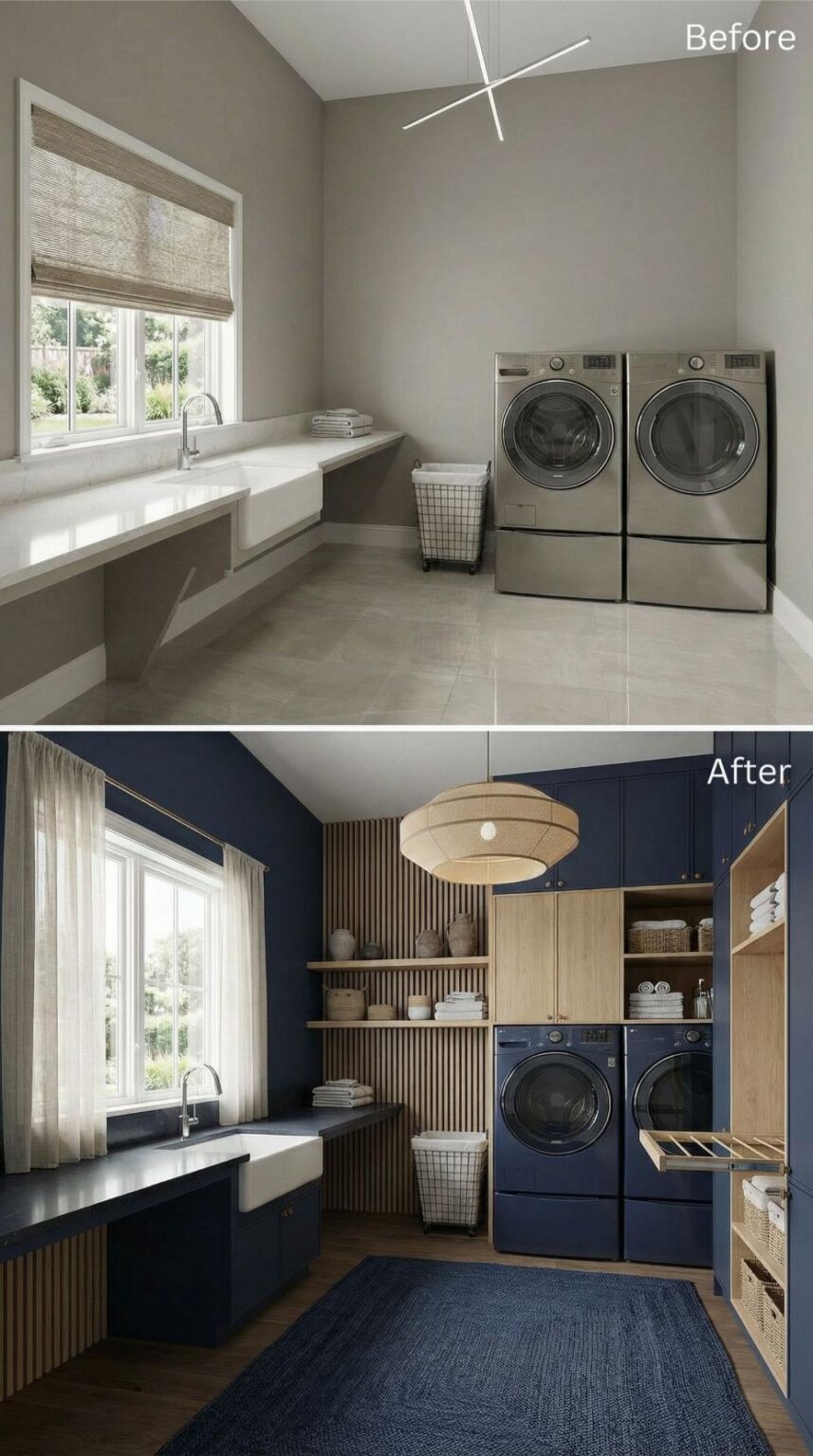 Our Laundry Room Made Me Dread Laundry Even More. AI Designed 35 Clever ...