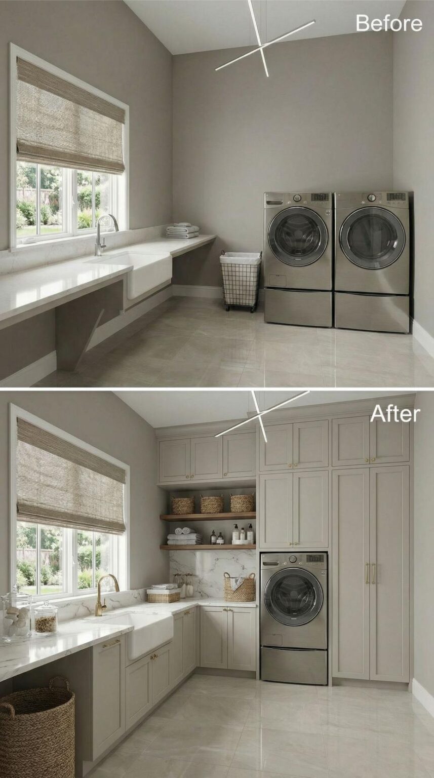 Our Laundry Room Made Me Dread Laundry Even More. AI Designed 35 Clever ...