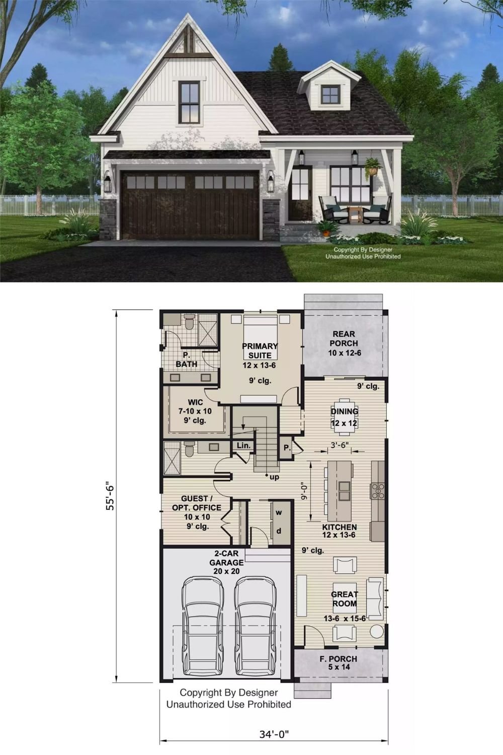 Farmhouse-Style 4-Bedroom Eleanor Drive Home with Loft and Jack & Jill Bath (Floor Plan)
