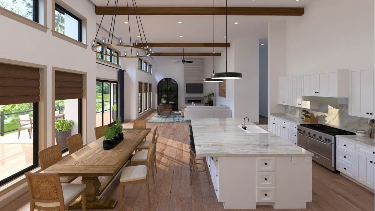 Kitchen and Dining Area