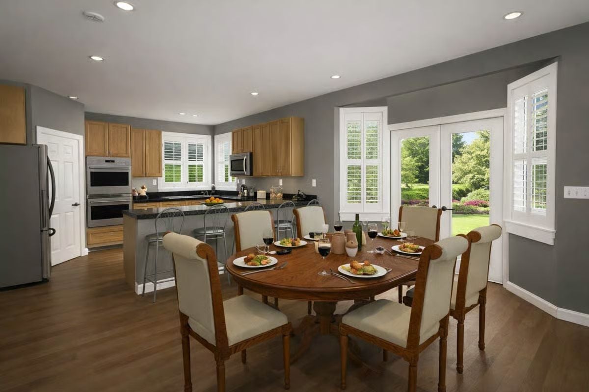 Dining Area and Kitchen