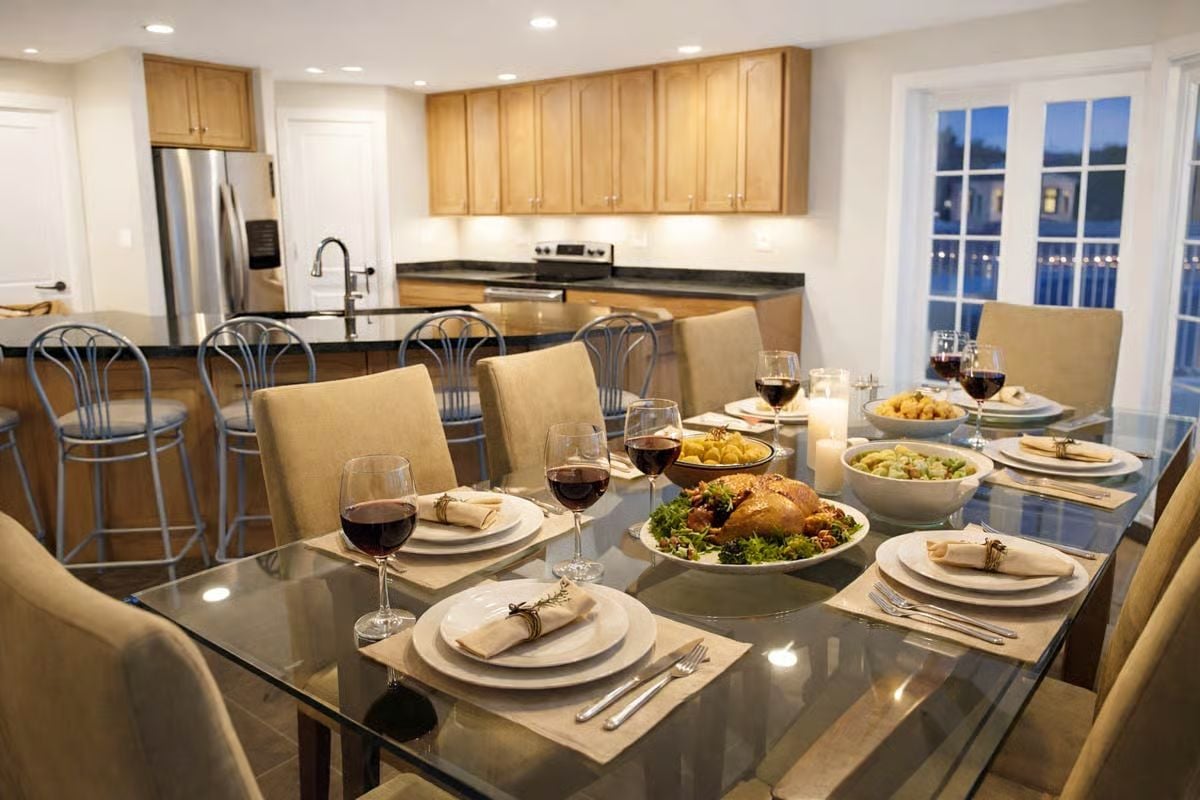 Dining Area and Kitchen