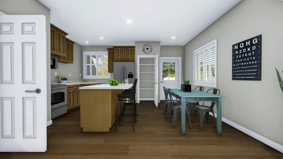 Kitchen and Dining Area