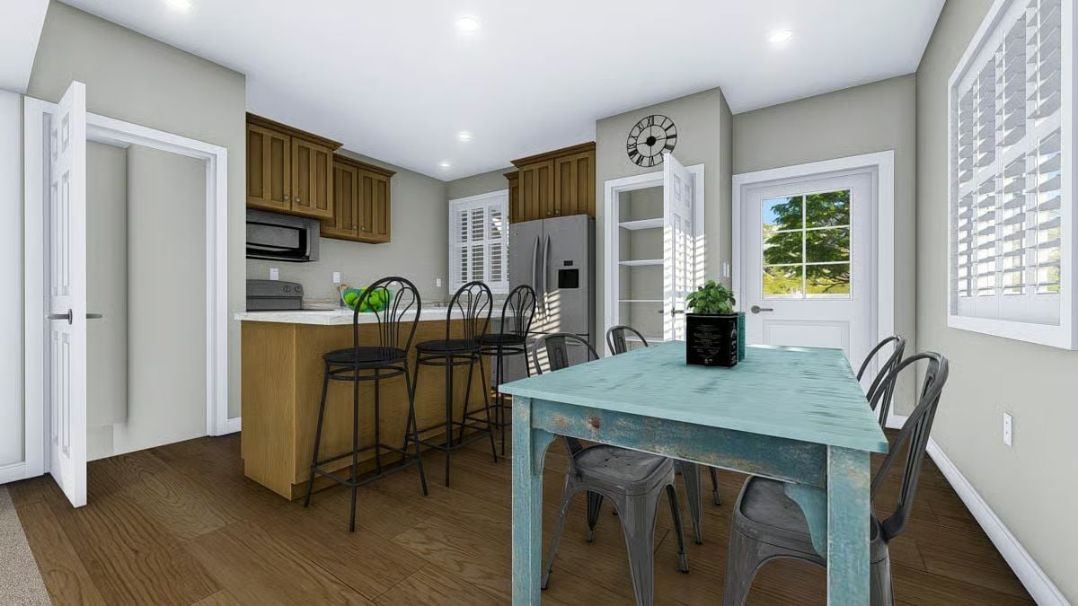 Kitchen and Dining Area