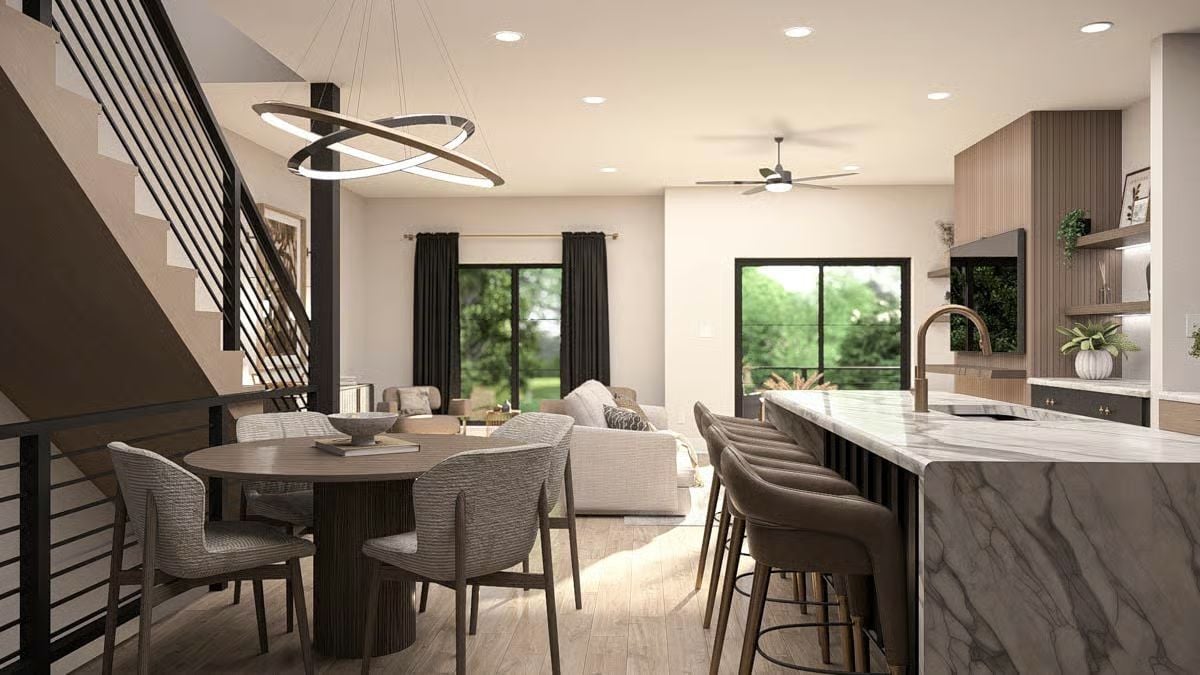 Dining Area and Kitchen