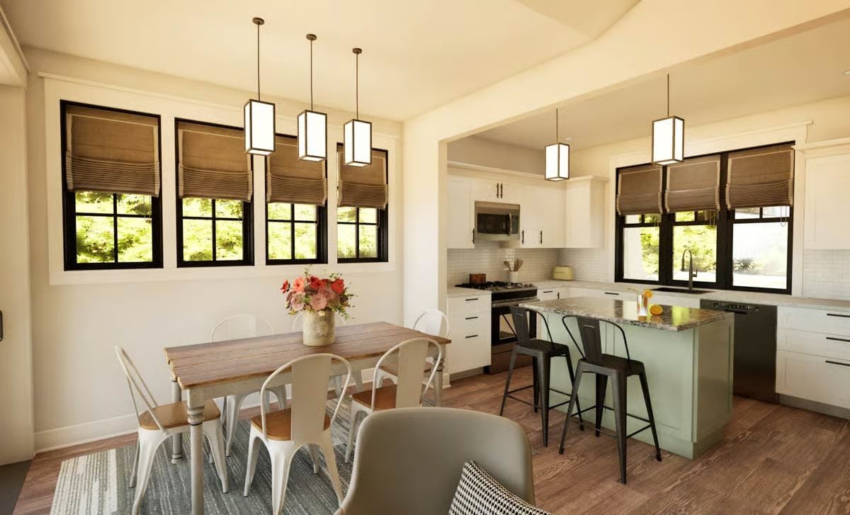 Dining Area and Kitchen