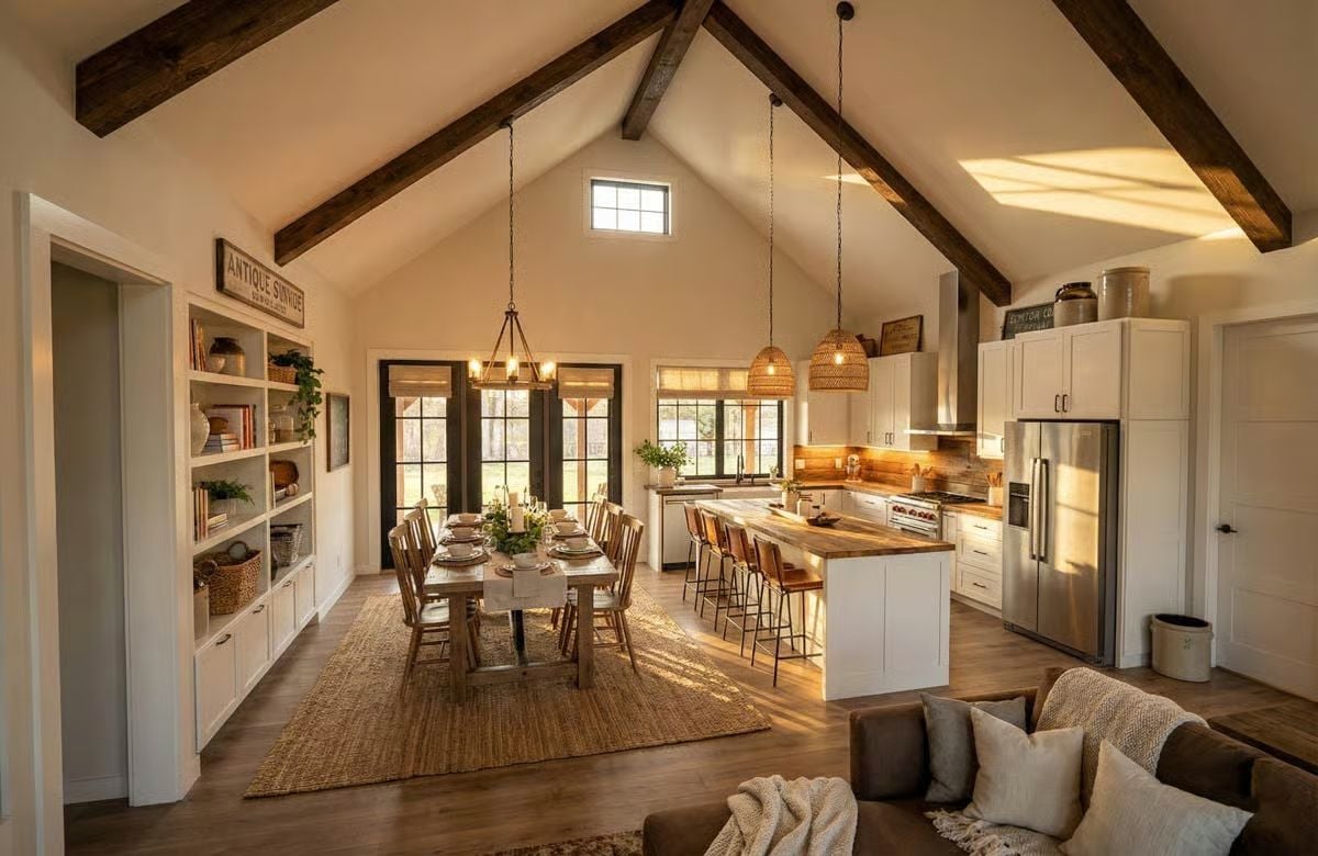 Kitchen and Dining Area