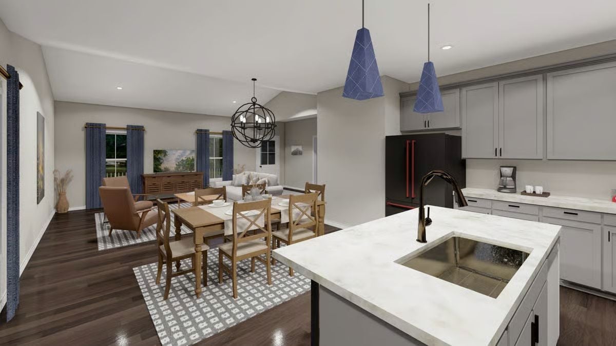 Kitchen and Dining Area