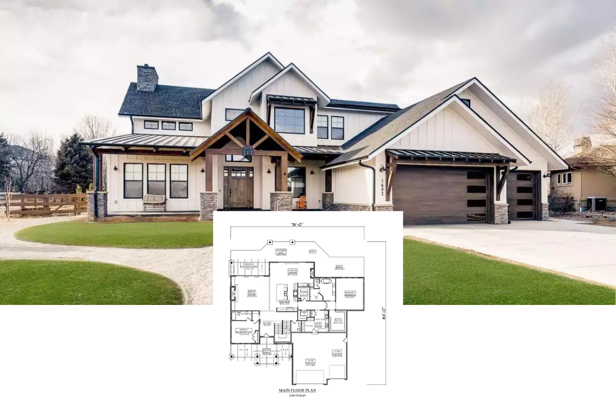 Thistlebrook Bend 5-Bedroom Farmhouse with Loft and Open-Concept Living (Floor Plan)