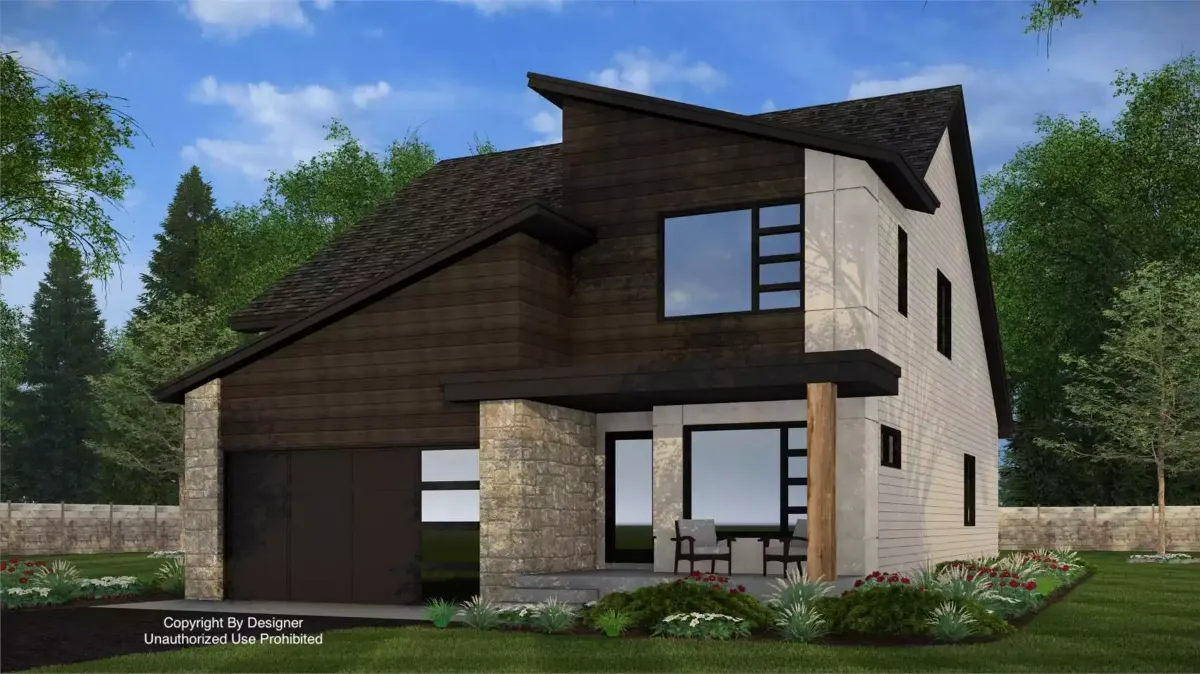 Contemporary-Style 4-Bedroom Arcadia Home with 2-Car Garage and Loft (Floor Plan)