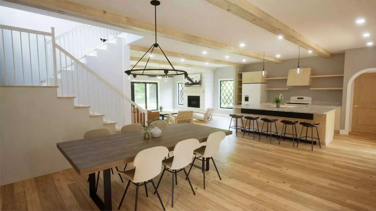 Dining Area and Kitchen