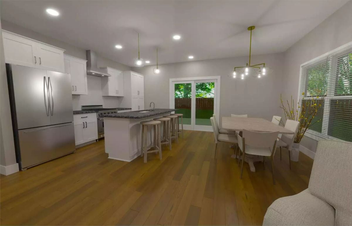 Dining Area and Kitchen