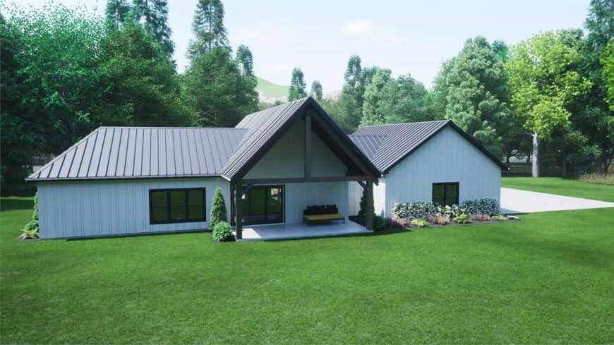 Ranch-Style 3-Bedroom Cedarbranch Way Home for a Corner Lot with Open ...