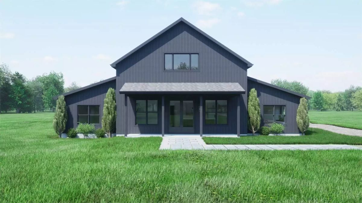 3-Bedroom Goldberry Trail Barndominium with Front Porch and Bonus Room (Floor Plan)