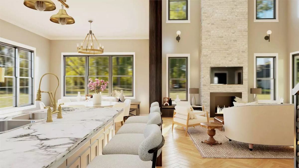 Living Room and Kitchen