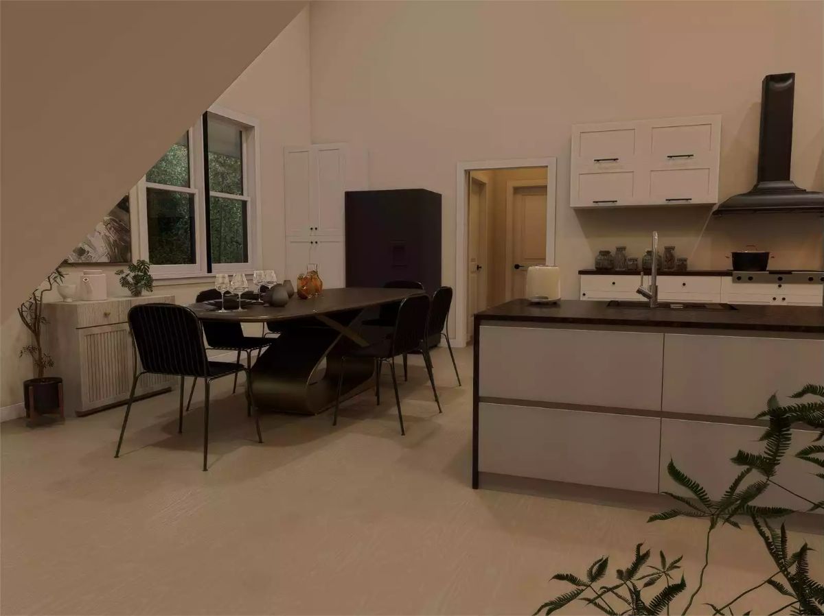 Kitchen and Dining Area