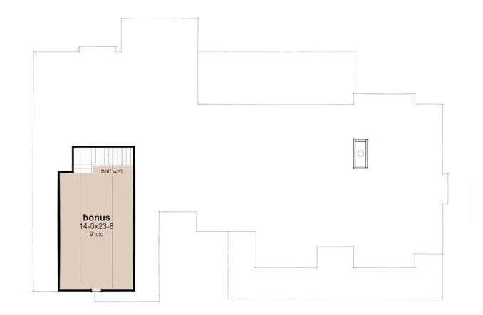 Bonus Level Floor Plan