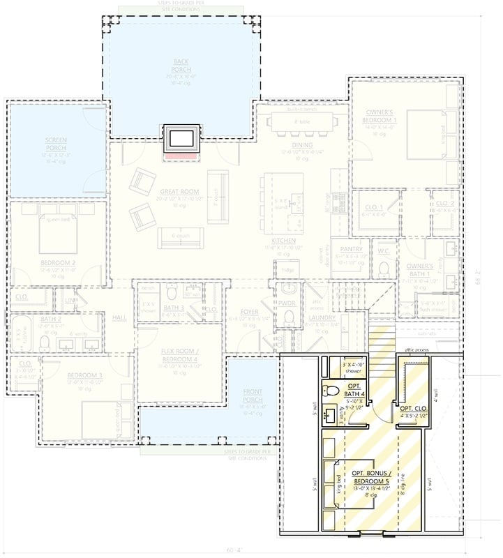 Bonus Level Floor Plan