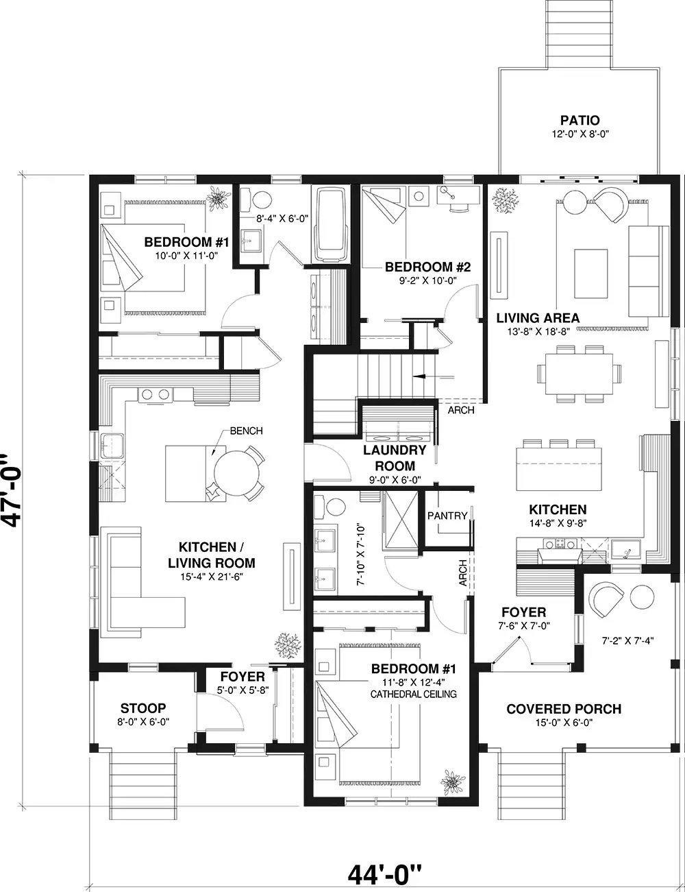Main Level Floor Plan