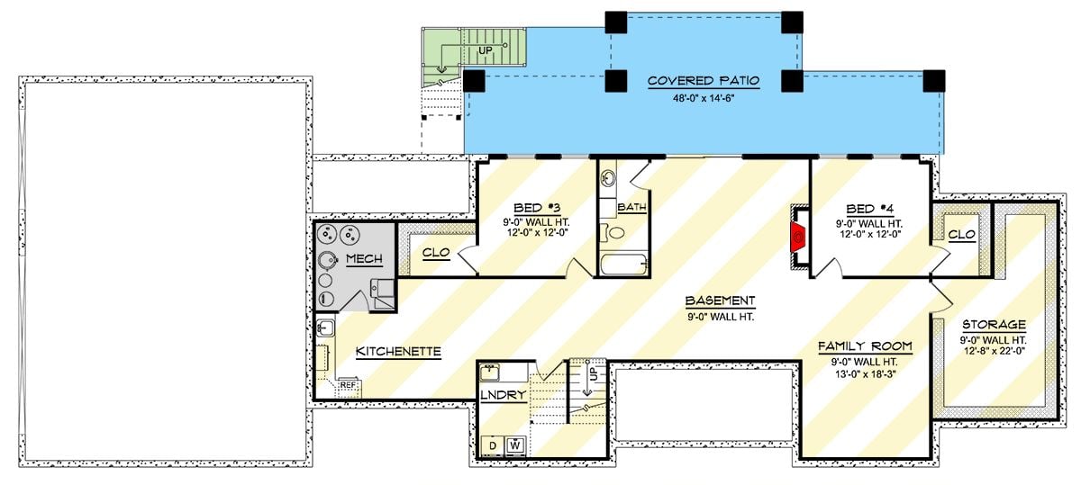Lower Level Floor Plan