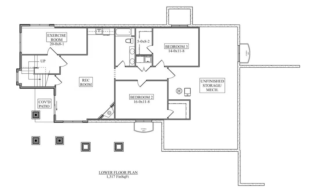 Lower Level Floor Plan
