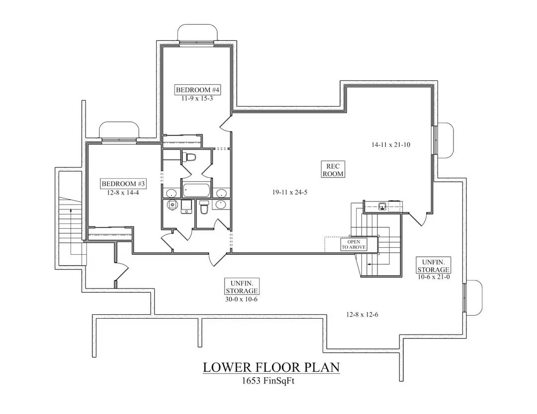 Lower Level Floor Plan