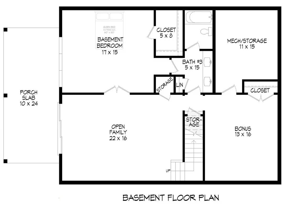 Lower Level Floor Plan