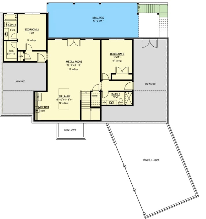 Lower Level Floor Plan