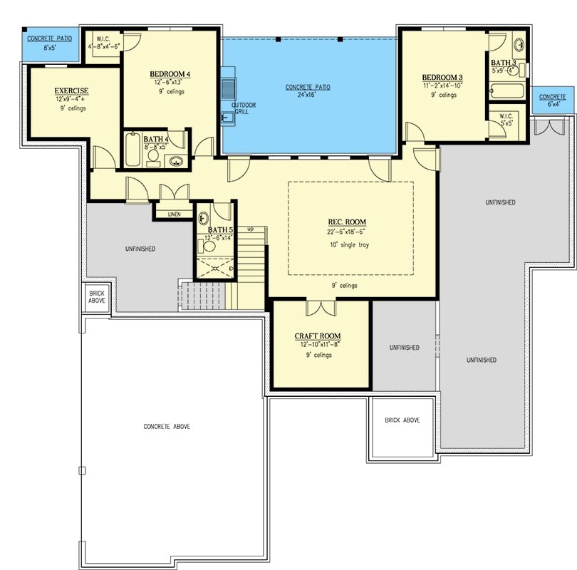 Lower Level Floor Plan