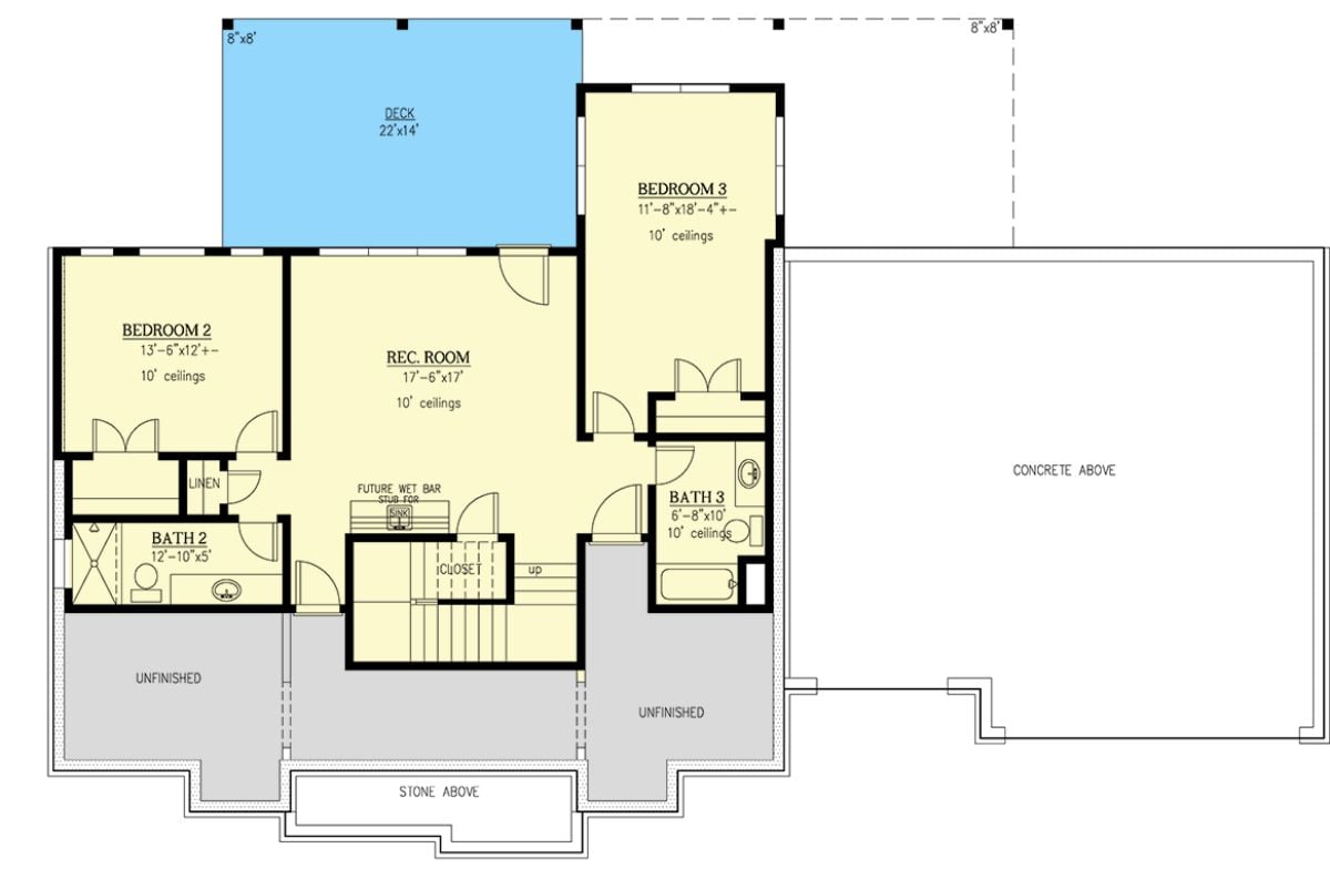 Second Level Floor Plan