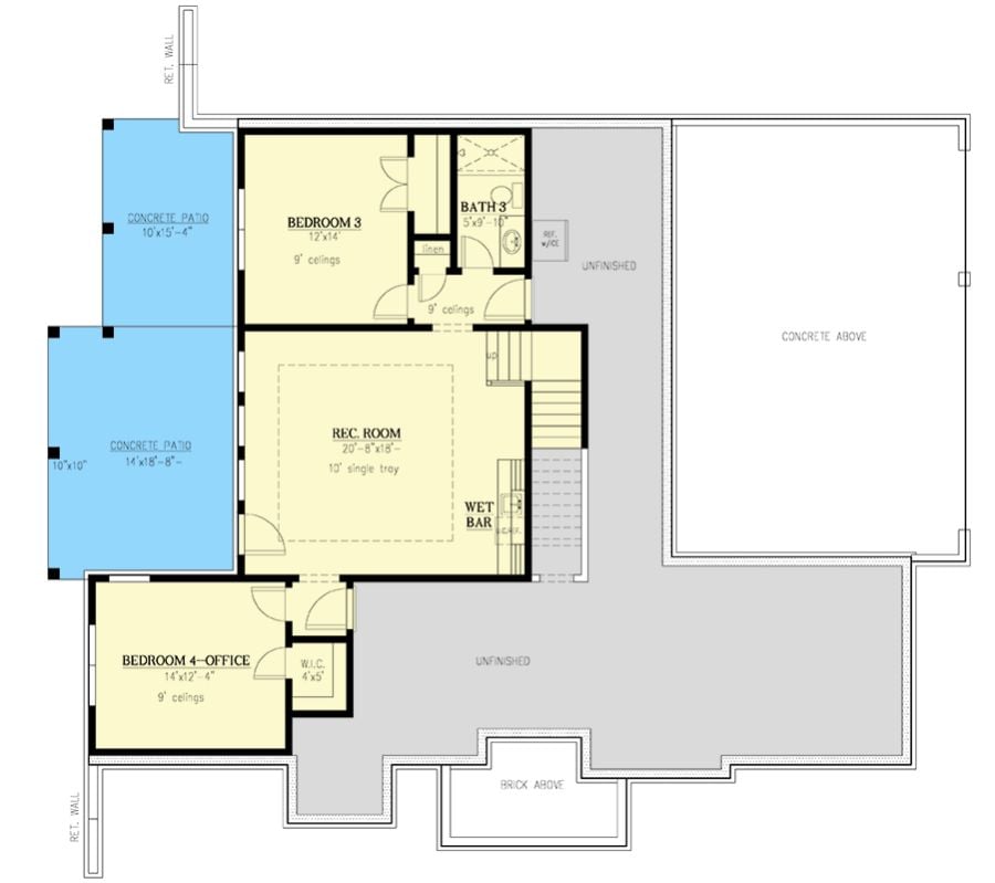 Lower Level Floor Plan