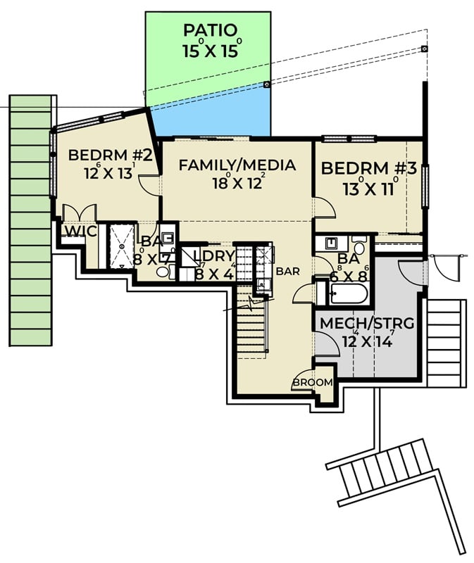 Lower Level Floor Plan