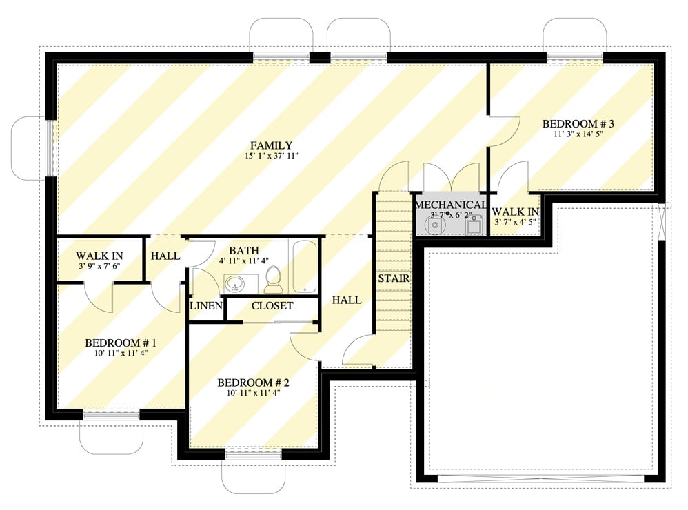 Lower Level Floor Plan