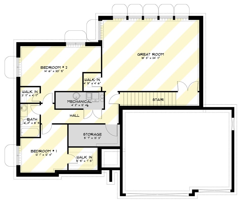 Lower Level Floor Plan