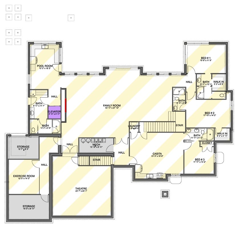 Lower Level Floor Plan