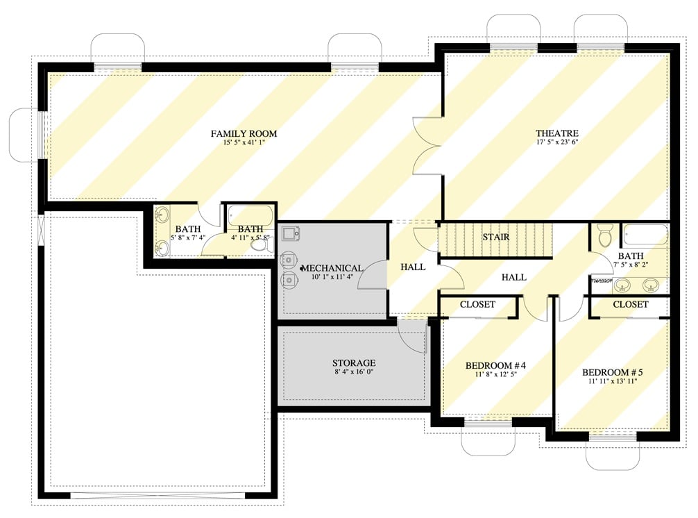 Lower Level Floor Plan