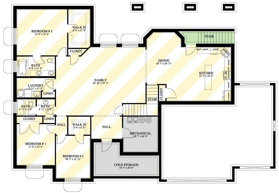 Lower Level Floor Plan