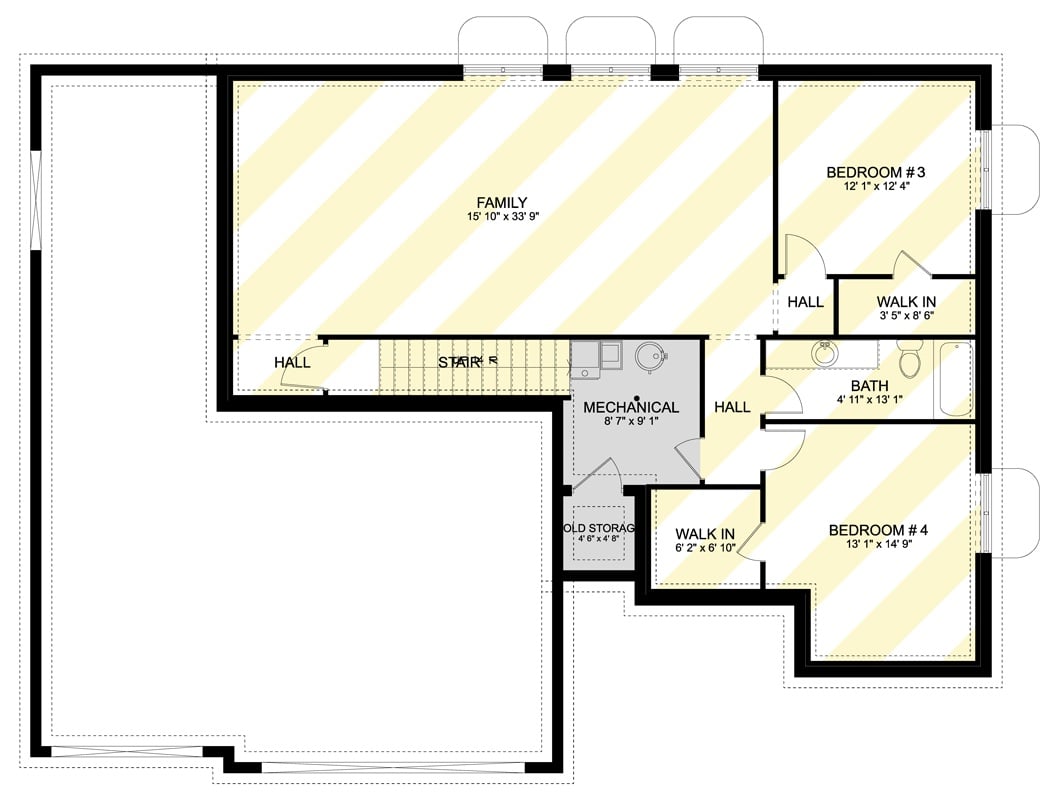 Lower Level Floor Plan