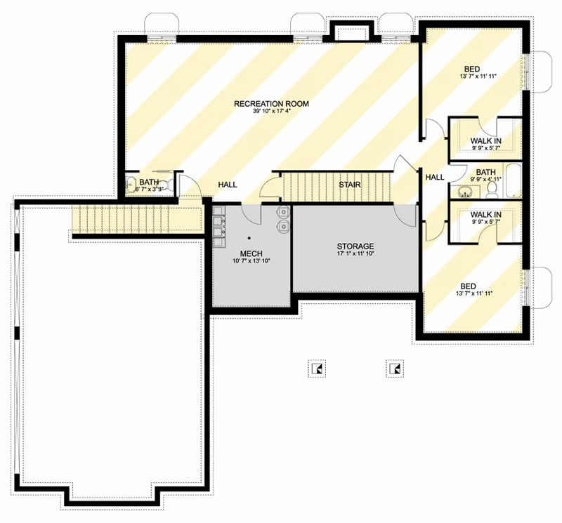 Lower Level Floor Plan