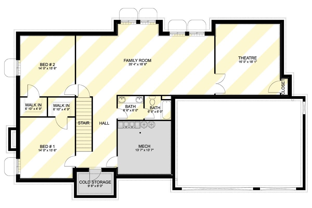 Lower Level Floor Plan