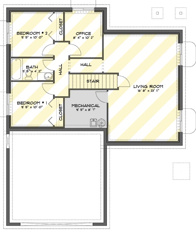 Lower Level Floor Plan