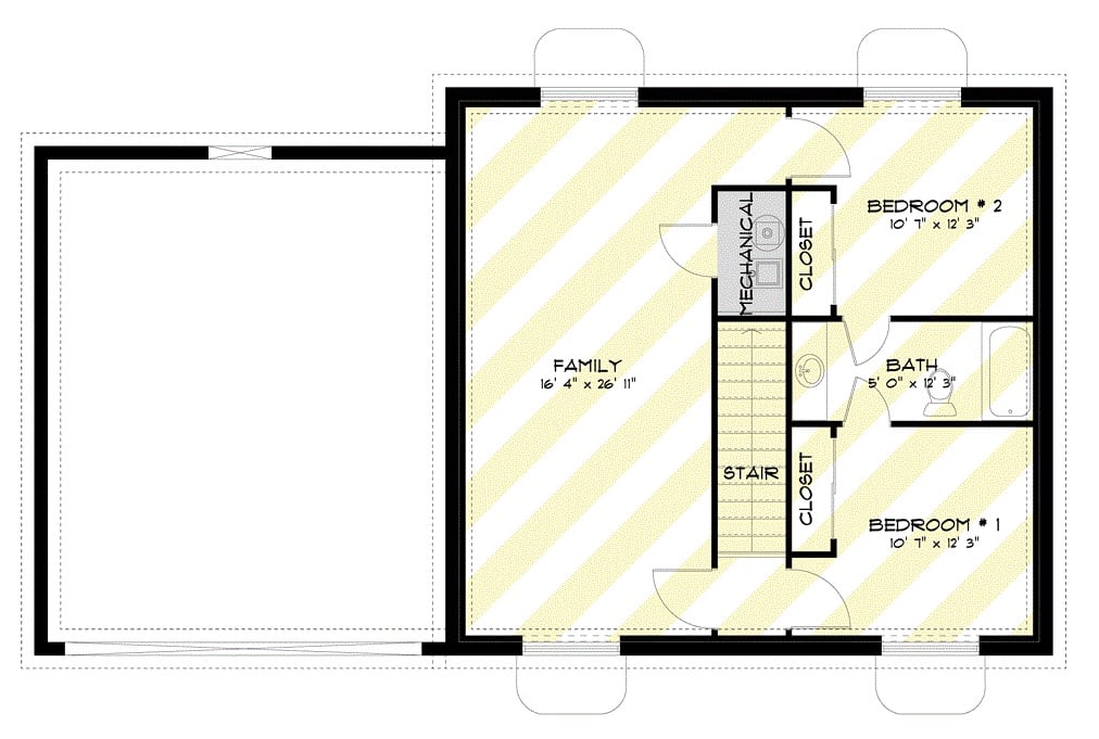 Lower Level Floor Plan