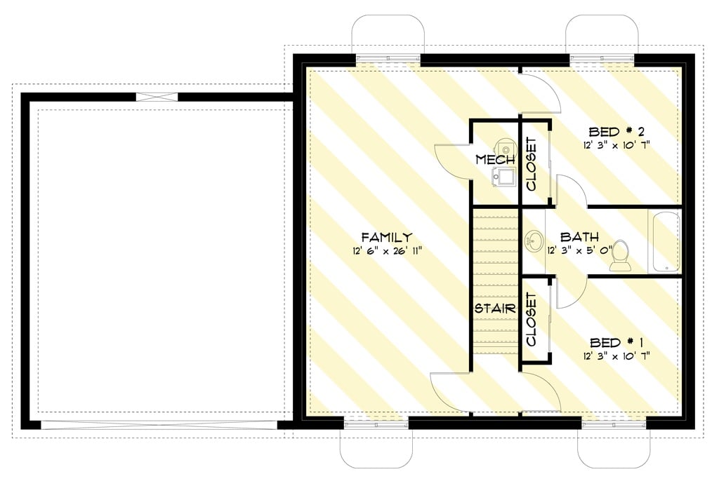 Lower Level Floor Plan