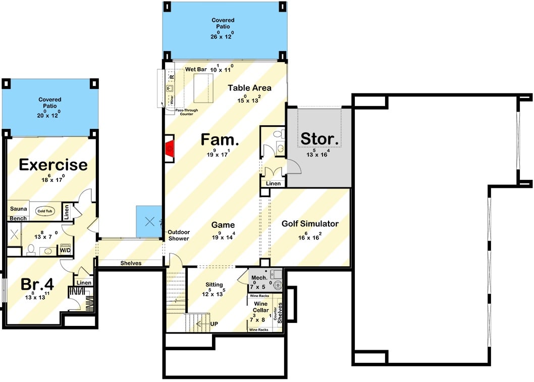 Lower Level Floor Plan