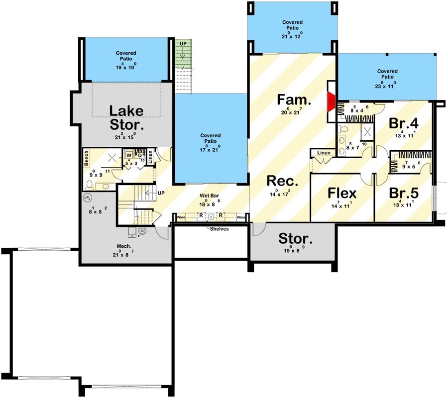 Lower Level Floor Plan