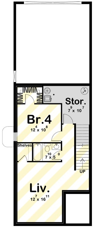 Lower Level Floor Plan