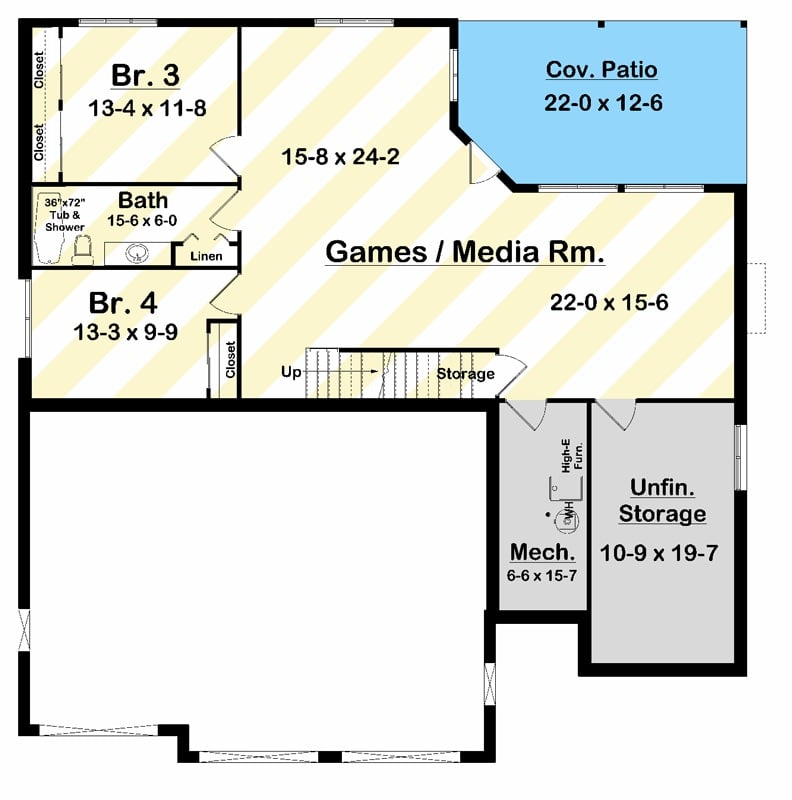 Lower Level Floor Plan