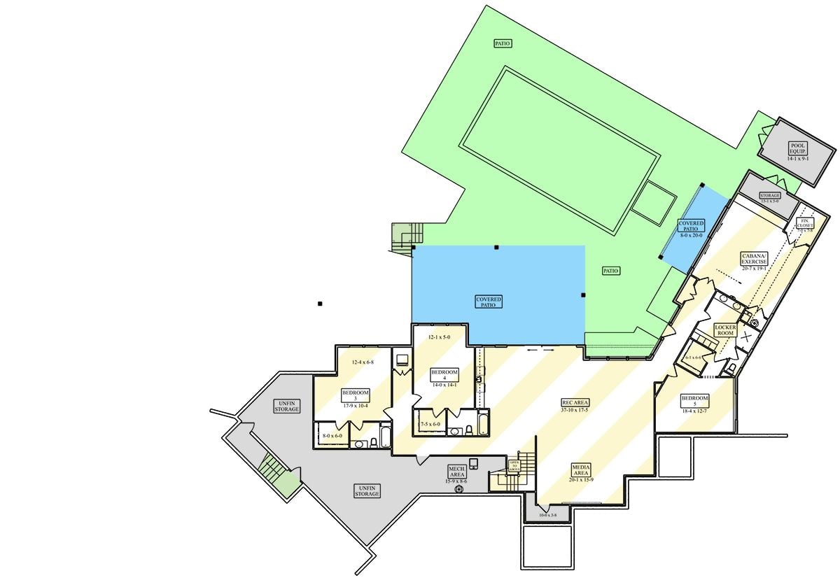 Lower Level Floor Plan